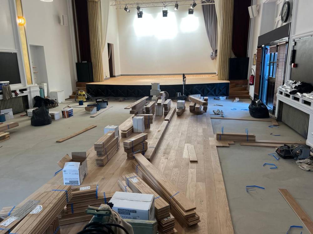 Pose de parquet près de Chatou