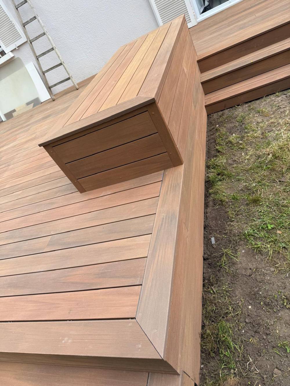 Pose de terrasse en bois près de Marly le Roi